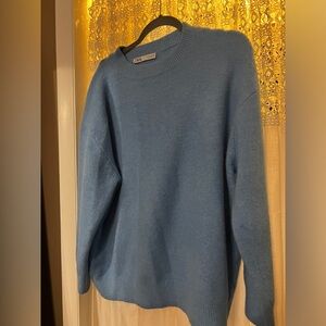 Zara: Oversized Soft Knit Sweater: Blue: Medium